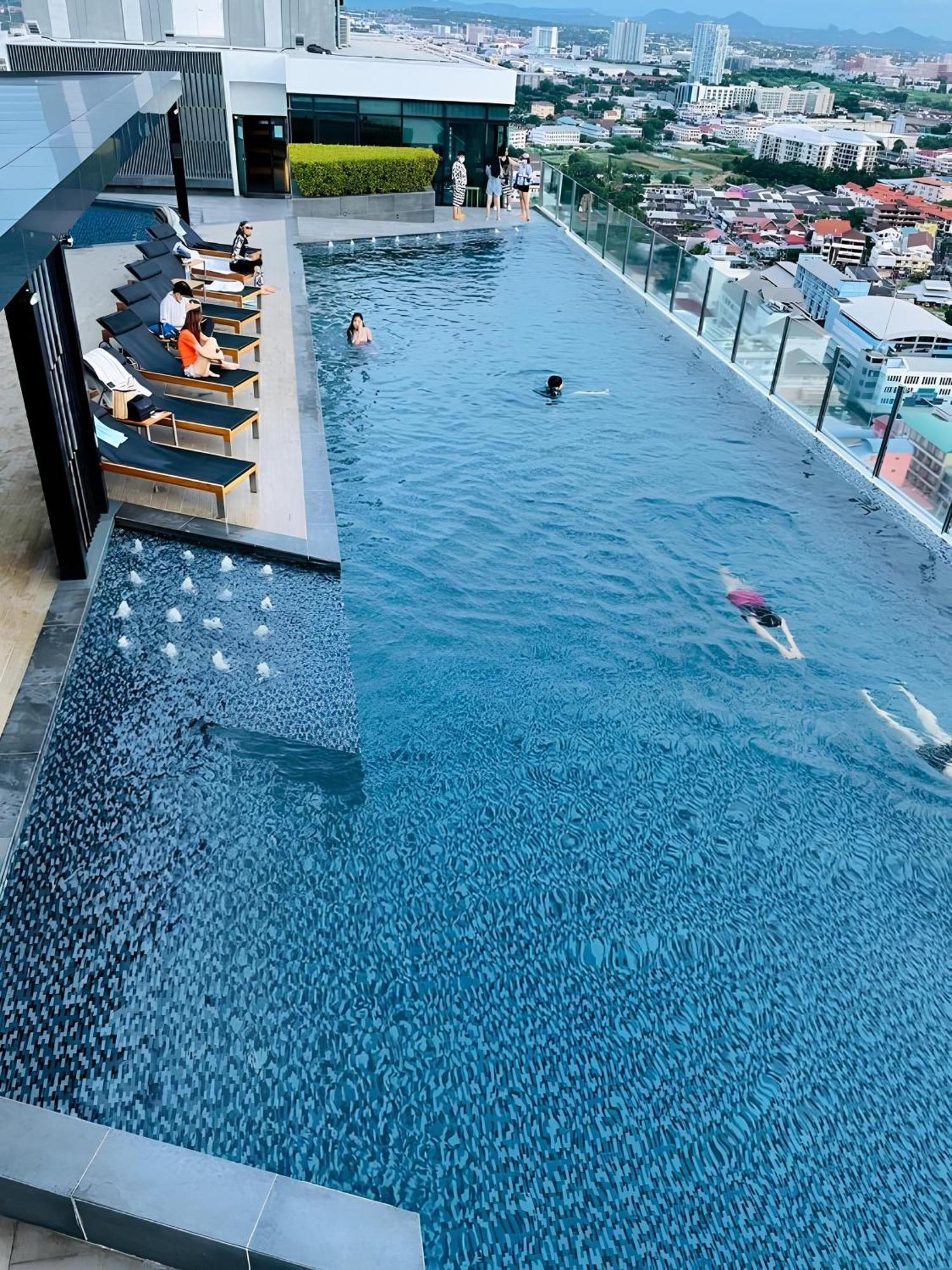 Great Location With Infinity Pool - Central Pattaya Exterior foto